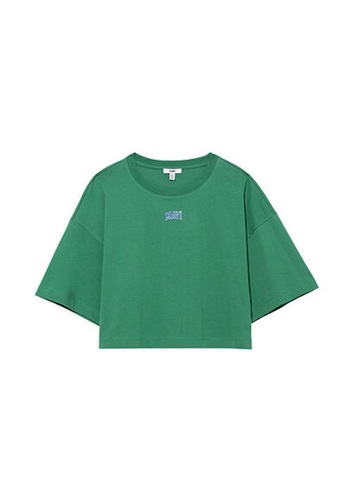 Mavi Logo Bask?l? Yesil Crop Tisort  фото 7