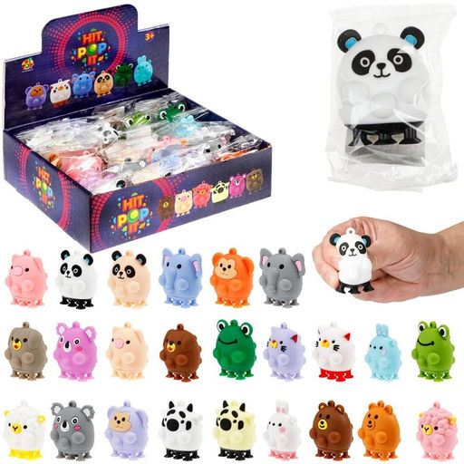 Hit Pop It. Жмяка "Животные мини" 5*6 см, в ассорт., в дб. арт.Т26177