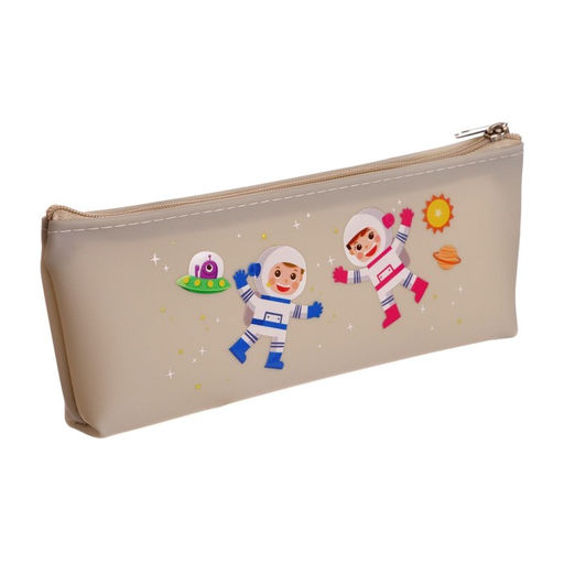 Пенал школьный Calligrata Космонавт, на молнии, 1 отделение, с рисунком, МИКС  фото 6