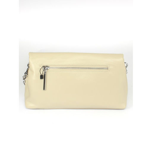 Сумка женская натуральная кожа GU 2033-0019, 1отд+карм/перег, плечевой ремень, бежевый SALE 259852 - Adelia фото 7