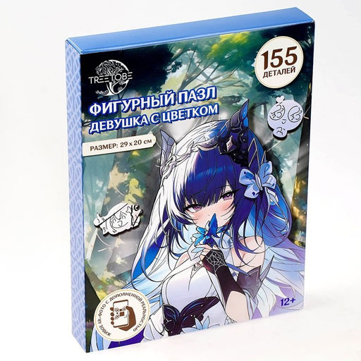 Пазлы фигурные Аниме девушка, 155 деталей - Puzzle фото 10