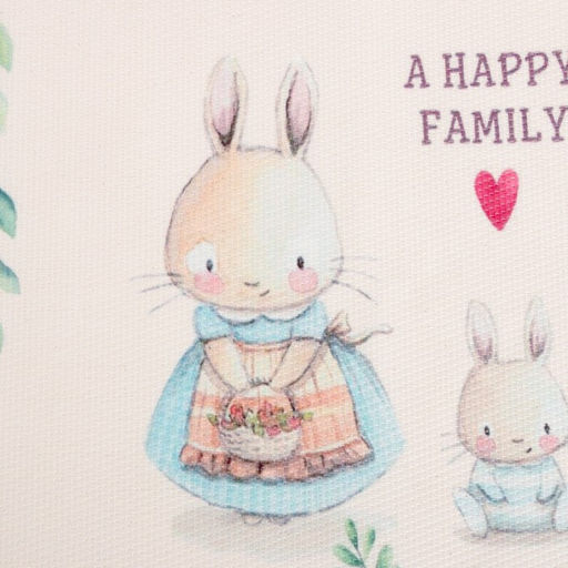 Цена за 2 шт. Салфетка на стол Доляна "A HAPPY FAMILY" ПВХ 40*29см