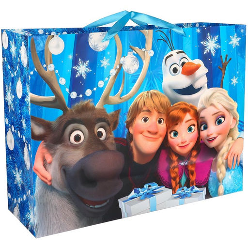 Пакет ламинированный горизонтальный, 61 х 46 х 20 см С Новым годом!, Холодное сердце - Disney фото 3