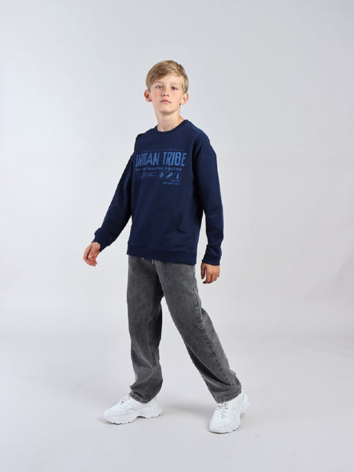 CRB wear / CWJB 63986-41-426 Джемпер для мальчика,темно-синий  фото 2