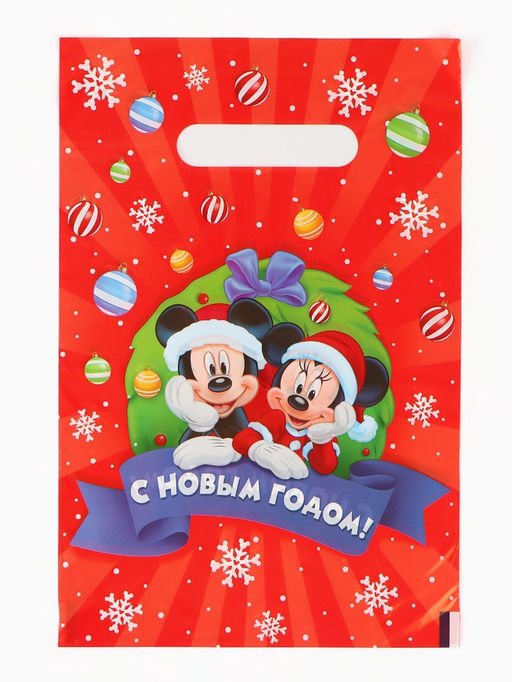 Цена за 2 шт. Пакет полиэтиленовый набор 10 шт, С Новым годом