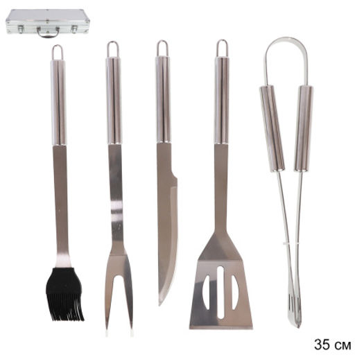 Набор для барбекю 5 предметов в чехле / YS-35 /уп 10/ - Галеонтрейд фото 8