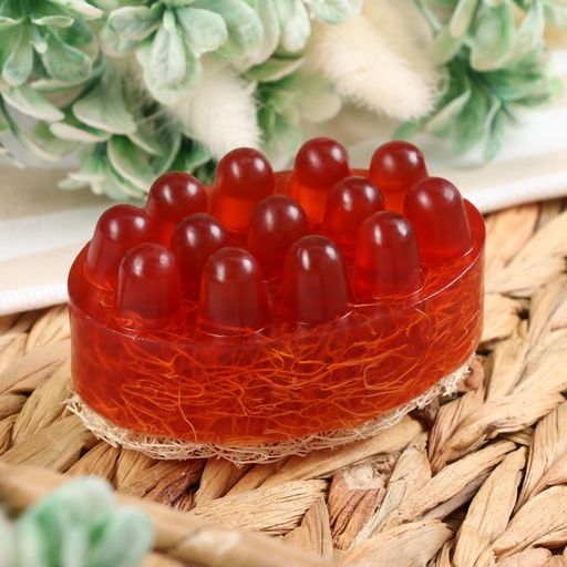 Мыло массажное с люффой Кофе 100 г Добропаровъ коричневый  фото 4