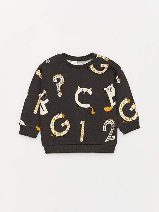 Bisiklet Yaka Erkek Bebek Sweatshirt ve E?ofman Alt 2li - Waikiki фото 2