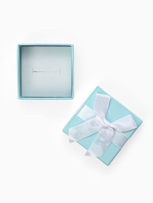 Набор коробочек подарочных 6 шт. под кольцо «Тиффани» 5×5, цвет бирюзовый (3593346)
