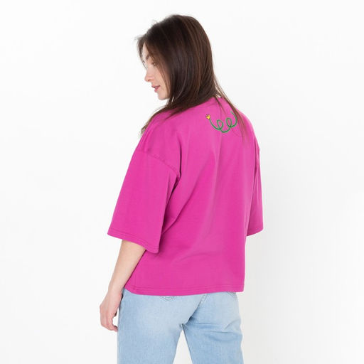 Футболка женская, цвет фуксия, размер 44