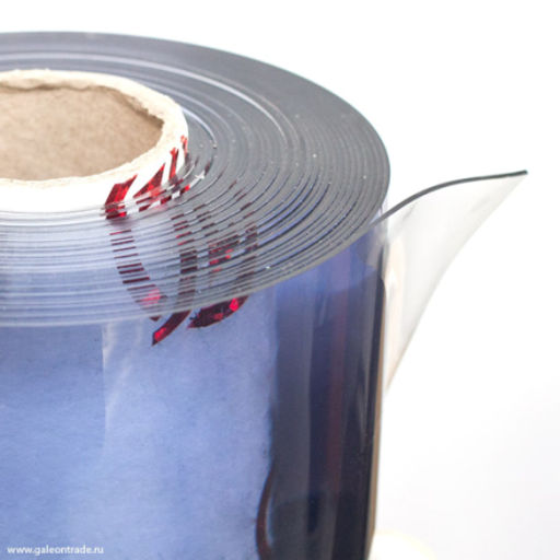 Плёнка прозрачная ПВХ Гибкое стекло 2мм рулон ширина 1,2*16м.