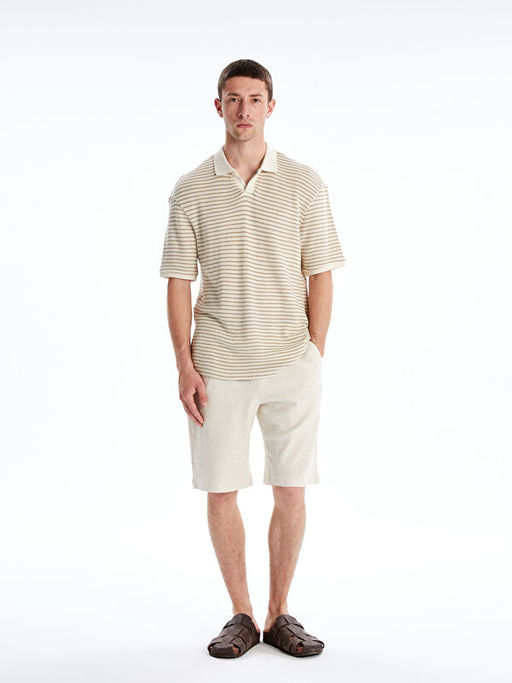 Polo Yaka ?izgili Erkek Ti??rt