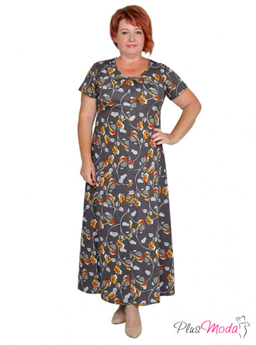 Платье Модель №1341 размеры 44-84 - Plusmoda фото 4