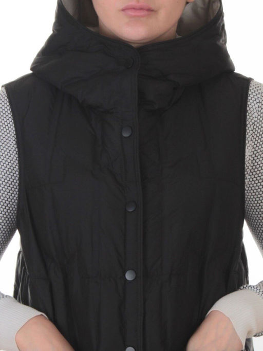 25-923 BLACK Жилет утепленный женский (утиный пух) - Fashion фото 4