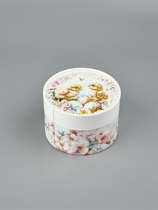 Коробка подарочная на Пасху «Пасхальные цыплята», 13×8.5 см