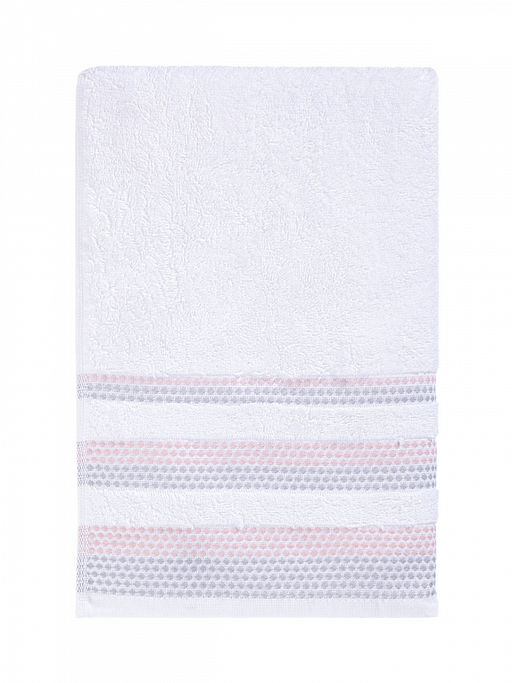 Полотенце махровое 70x140 белый махровая ткань - Lucky фото 3