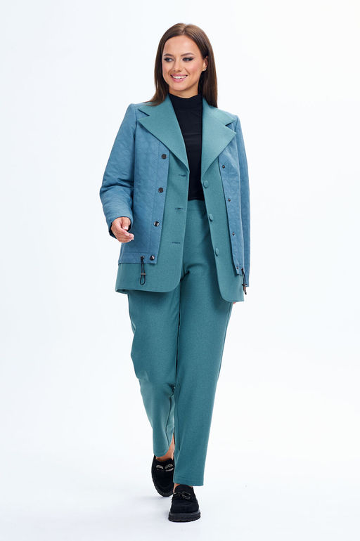 Костюм Liona Style 910 изумруд  фото 2