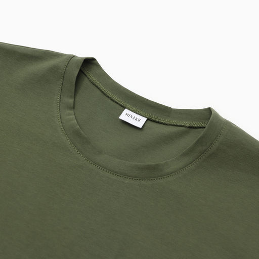 Футболка мужская MINAKU REGULAR FIT: цвет хаки, р-р 48