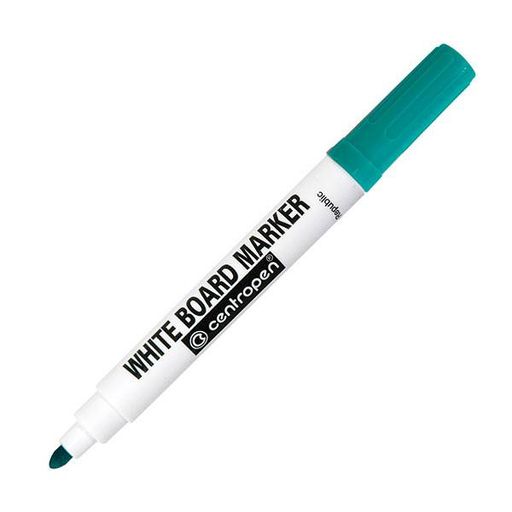 Маркер для белых досок Centropen WHITE BOARD 2,5 мм зеленый, круглый наконечник