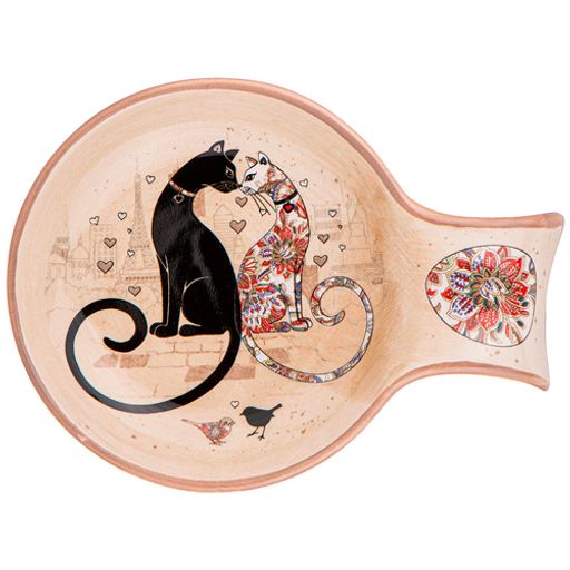 Подставка под ложку Парижские коты 15*11,5*2,5 см. 358-1908 - Арти-м фото 2
