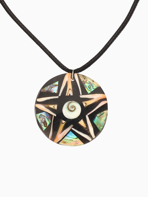 Кулон «Звезда», 25 см, ракушка