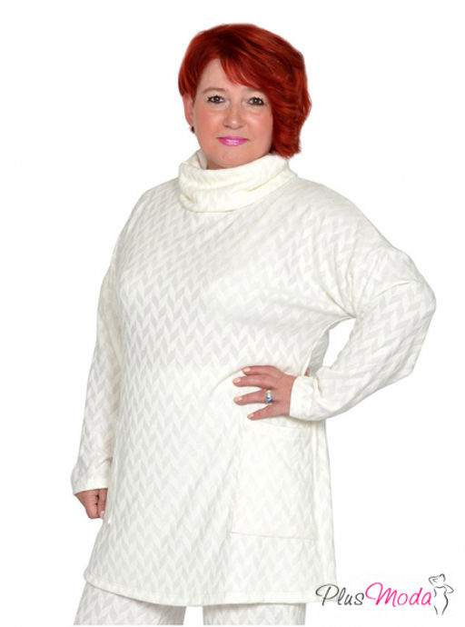 Свитер Модель №1649 размеры 44-84 - Plusmoda фото 8