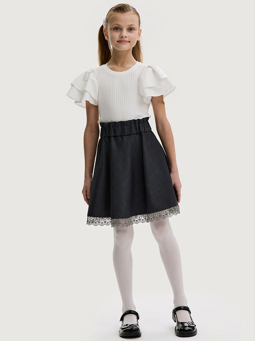 Юбка 19ш20225 синий - Nikastyle фото 5