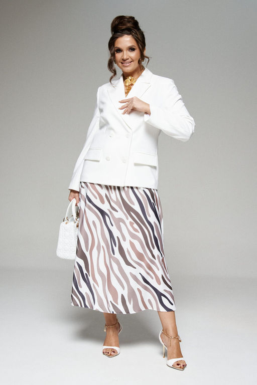 Костюм  6282 молочный+ волна - Beautiful and free фото 7