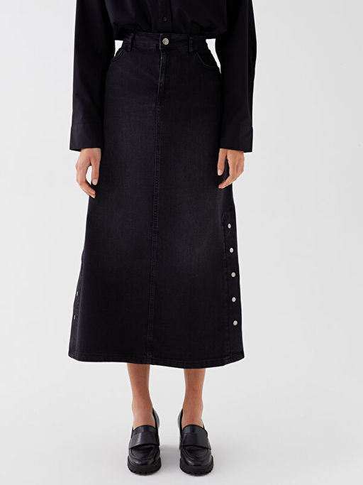 Dar Fit Kad?n Jean Etek