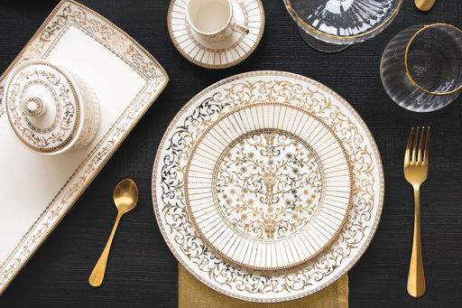 Пара чайная, 1 перс, 2 пр, 220 мл, фарфор N, белая, с золотистым орнаментом, Golden - Anna lafarg фото 3