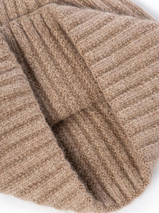 Шапка жен. пух енот+шерсть+виск LB-N88059 taupe - Labbra фото 4