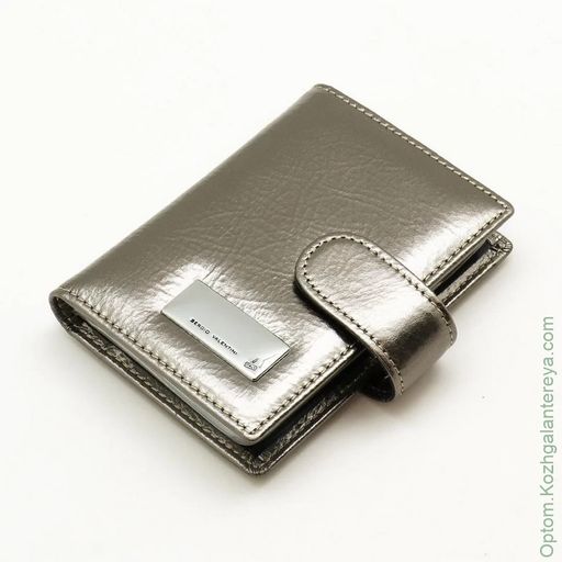 Женская кожаная визитница Sergio Valentini СВ 8112-010  фото 5