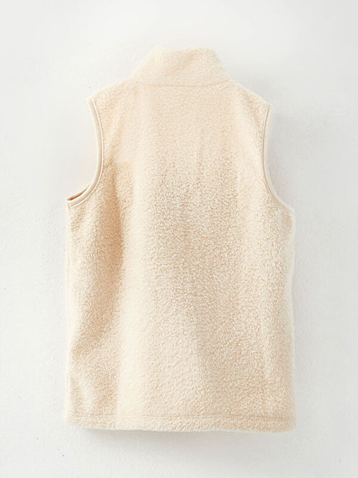 Dik Yaka Basic Polar K?z ?ocuk Fermuarl? Yelek - Waikiki фото 2