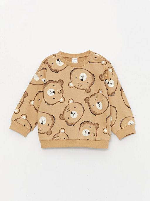 Bisiklet Yaka Erkek Bebek Sweatshirt ve E?ofman Alt 2li - Waikiki фото 2