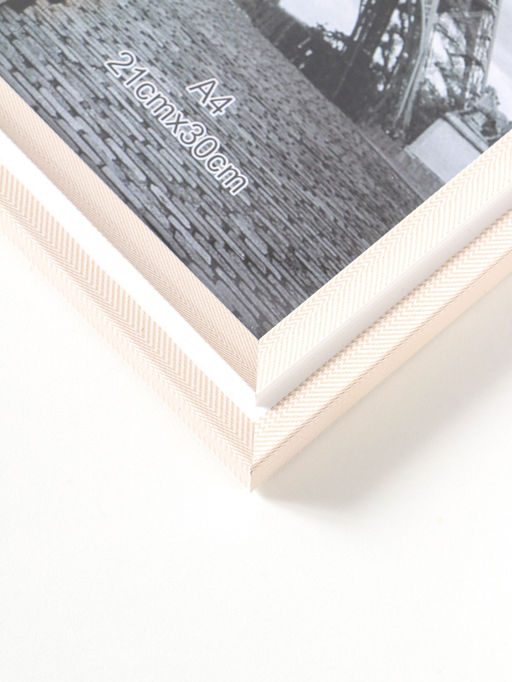 Фоторамка пластик формат А4 см "Остин" бело-бежевый 33,5х24,5х1,5 см