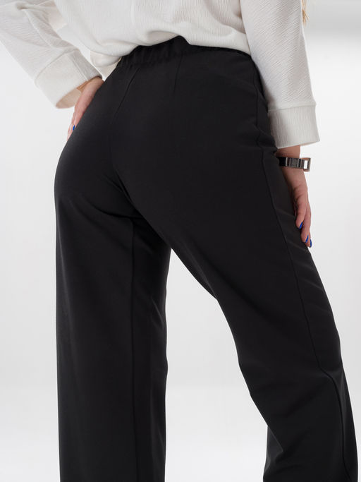 Брюки палаццо черные - Odis фото 17