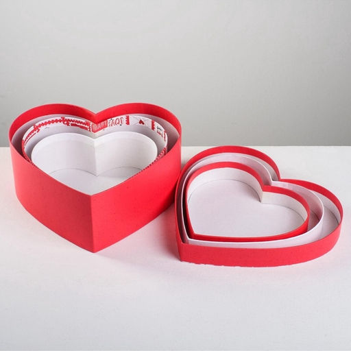 Набор коробок 3 в 1, упаковка подарочная, Любовь повсюду, 16?14?6 см?22?20?9 см