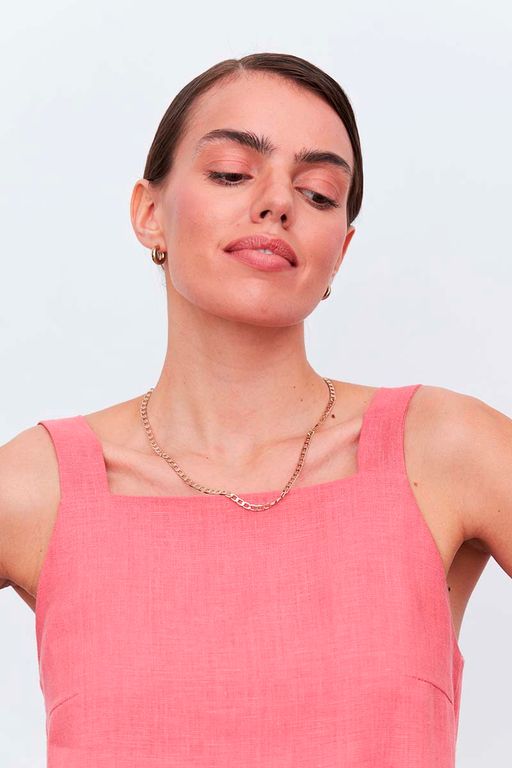 Сарафан длинный D010 1_ROSE/Розовый