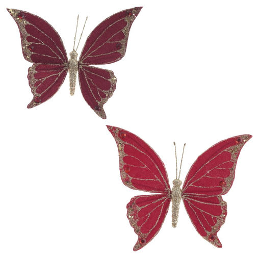 Изделие декоративное "Бабочка", L15 W18 H2 см, 2в.