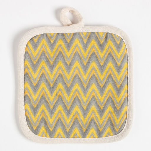 Цена за 2 шт. Кухонный набор (2 предмета) Доляна «Зигзаги», прихватка 17х17 см, варежка 26х16 см, 100% п/э