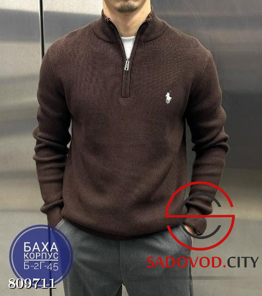 мужской свитер на замке - Bruno фото 2