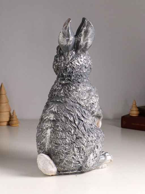 Фигурка полистоун «Заяц зимний», 33.5×16×18 см