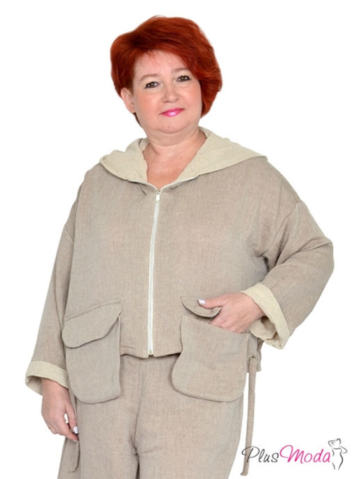 Жакет Модель №1552 размеры 44-84 - Plusmoda фото 2