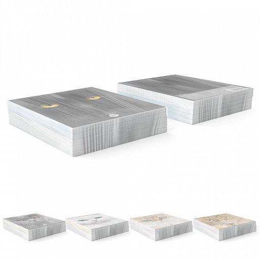 Цена за 5 шт. Тетрадь общая ученическая ErichKrause Cats, 96 листов, клетка, матовая ламинация_MIX-PACK фото 9