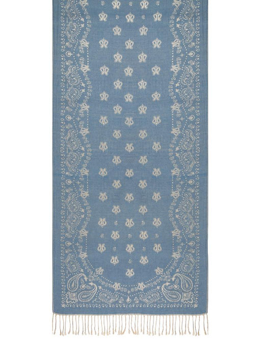 Палантин жен. шелк+виск 70х180 LSZ34-936-11 - Labbra фото 5