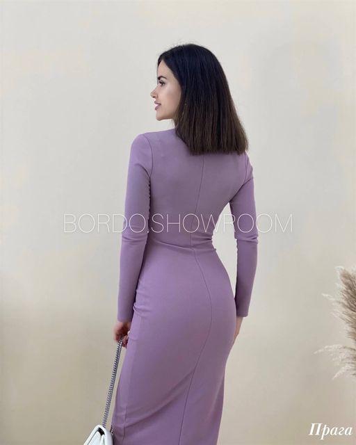 Платье Прага (пыльная роза) - Nadi bordo фото 4