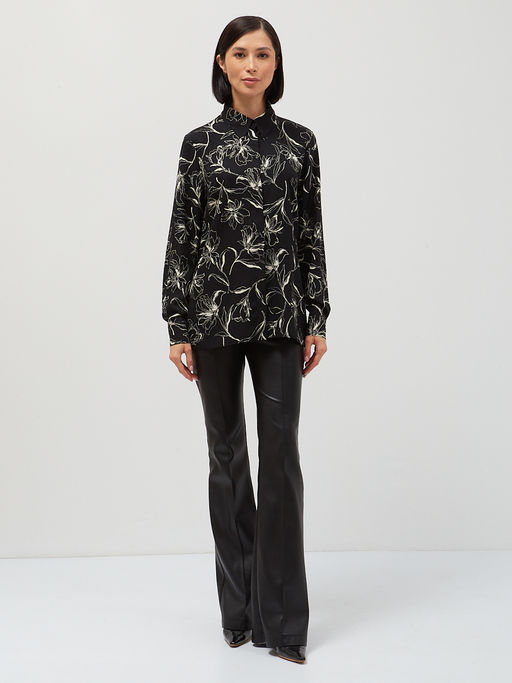 Блузка черная - Tantino фото 3