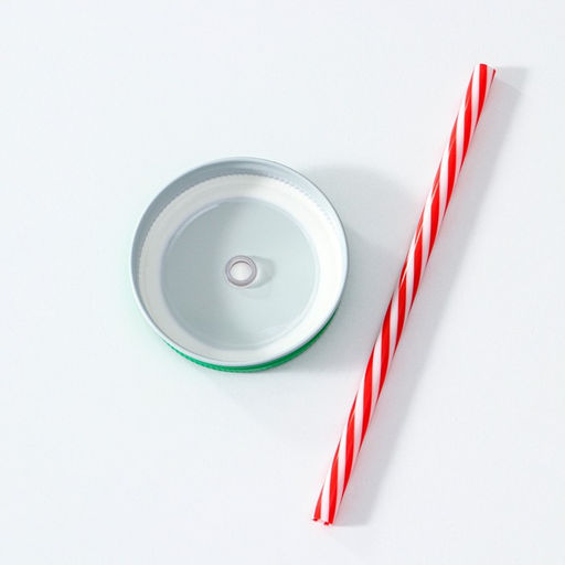 Банка стеклянная с крышкой и трубочкой Доляна Фреш, 450 мл, 11713 см, рисунок МИКС  фото 9