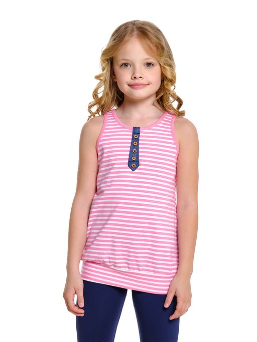 Майка в полоску UD 0323 синяя полоса - Mini maxi фото 6