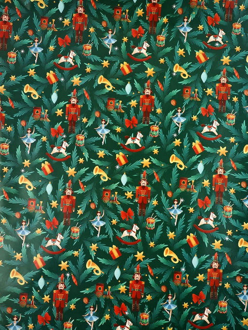 Набор упаковочной бумаги «Новый 2026 год лошади», 4 листа, 70 × 100 см